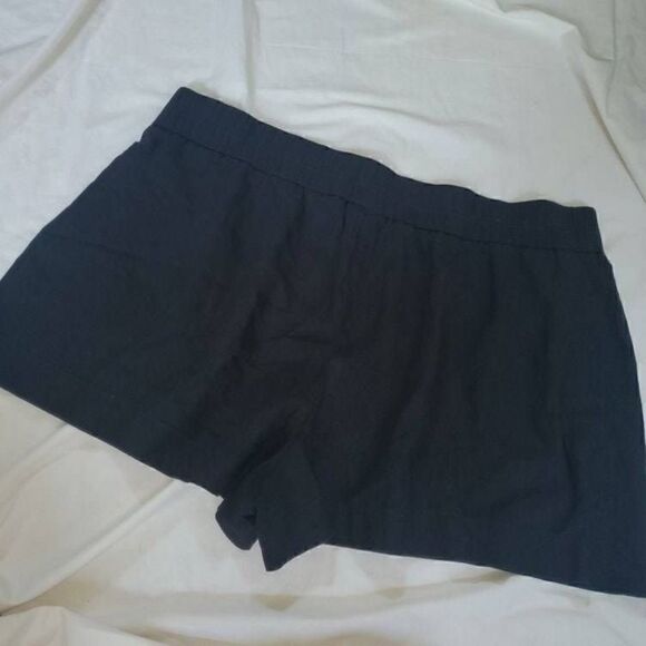 NWT May You Be Black Linen Casual Shorts XXL - Picture 1 of 8